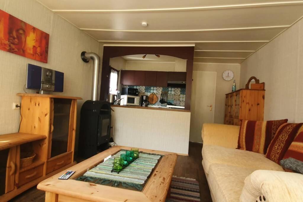 Tiny House Mit Indianerzelt Und Lagerfeuer Im Harz Daire Benneckenstein Dış mekan fotoğraf